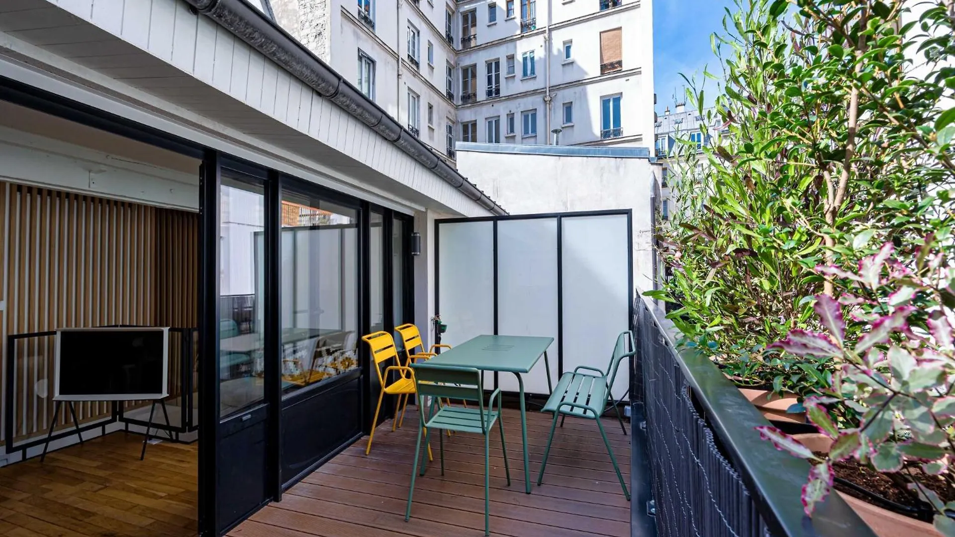 巴黎Marais Area - Outdoor Patio - A C - 2Bdr公寓 公寓 巴黎